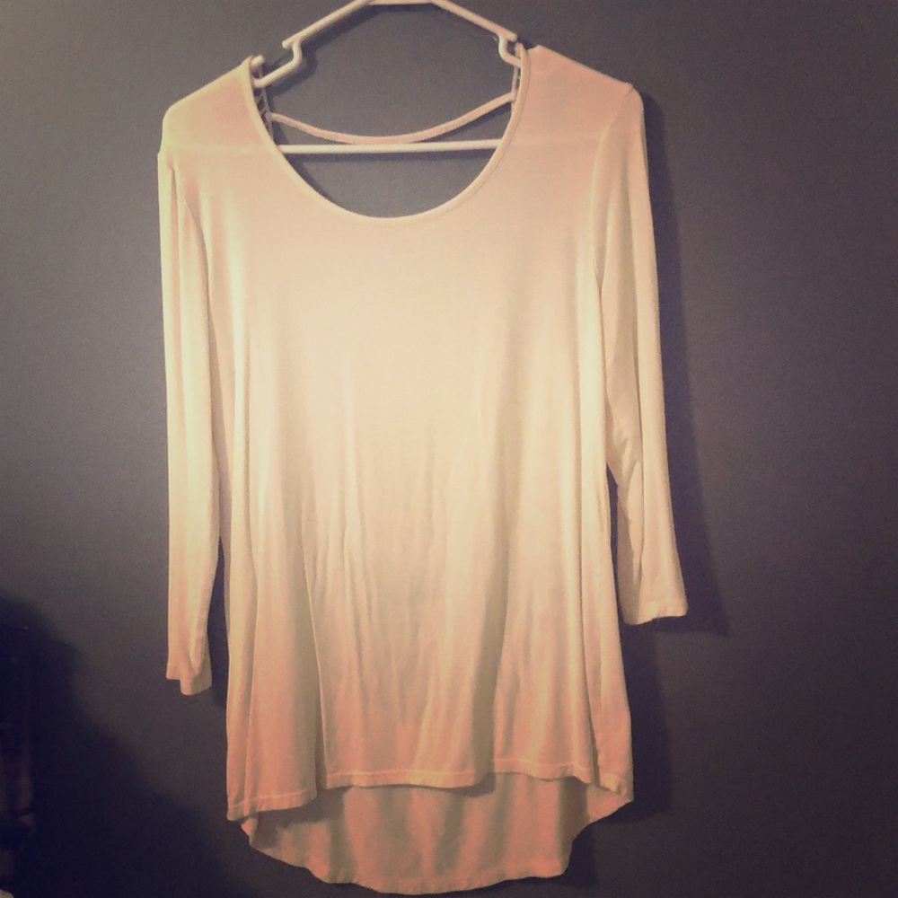 Low Back Crochet Detail Tunic